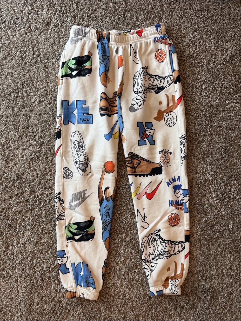 Nike Sportswear Club Fleece Men's Printed Jogger Pants ‘Sail’